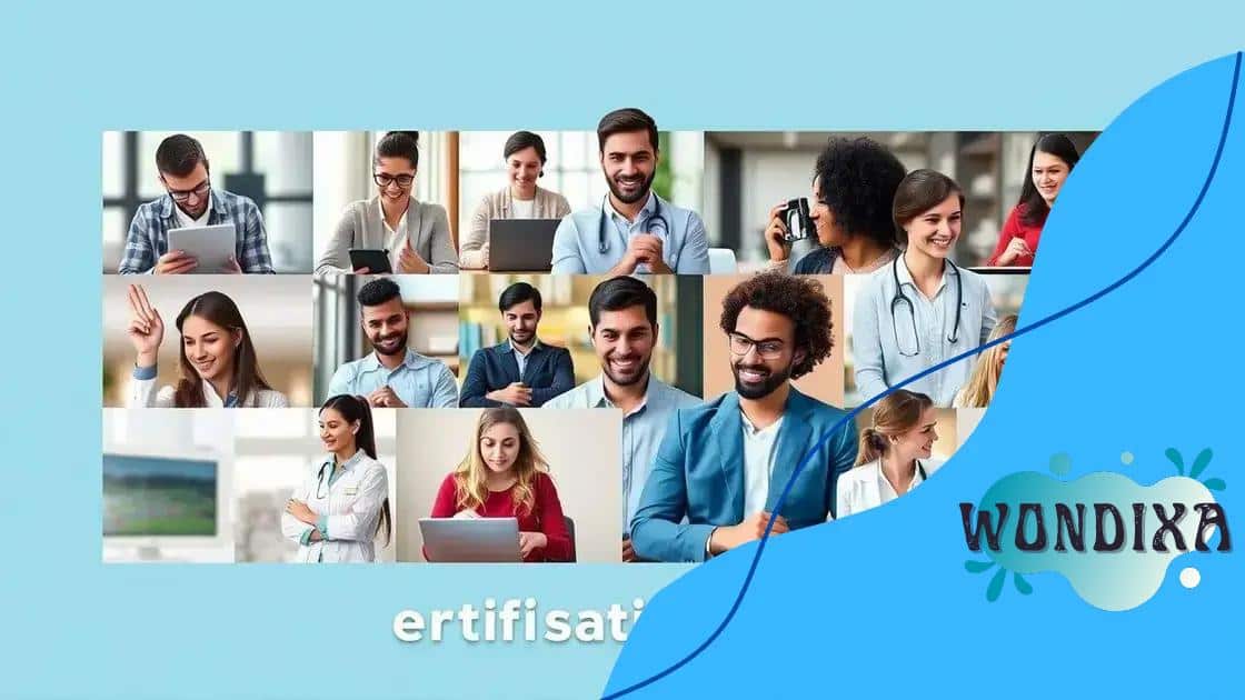 Popular fields for online certifications