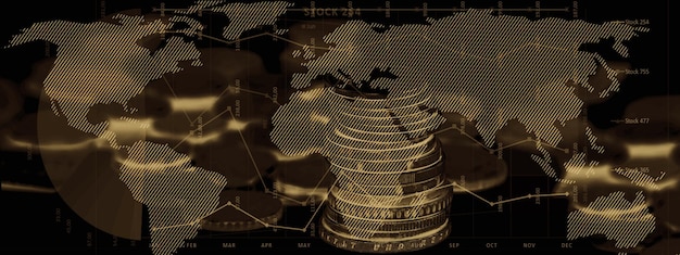 A digital representation of intersecting supply chains and financial flows, with some nodes highlighted in red, depicting vulnerabilities to terrorist financing and the complex web of global economic crime.