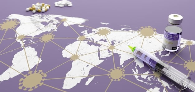 A visual representation of global geopolitical maps with arrows showing power shifts and diplomatic tensions, symbolizing the complex interplay of international relations on health organizations.
