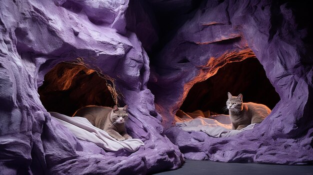 A fantastical, multi-sensory room within Meow Wolf, showing illuminated pathways, unique sculptures, and visitors engaged in interactive exploration.