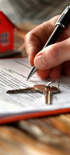 A detailed close-up of hands filling out complex insurance forms, with a pen and calculator visible, symbolizing the thorough and often challenging paperwork involved in applying for disability benefits.