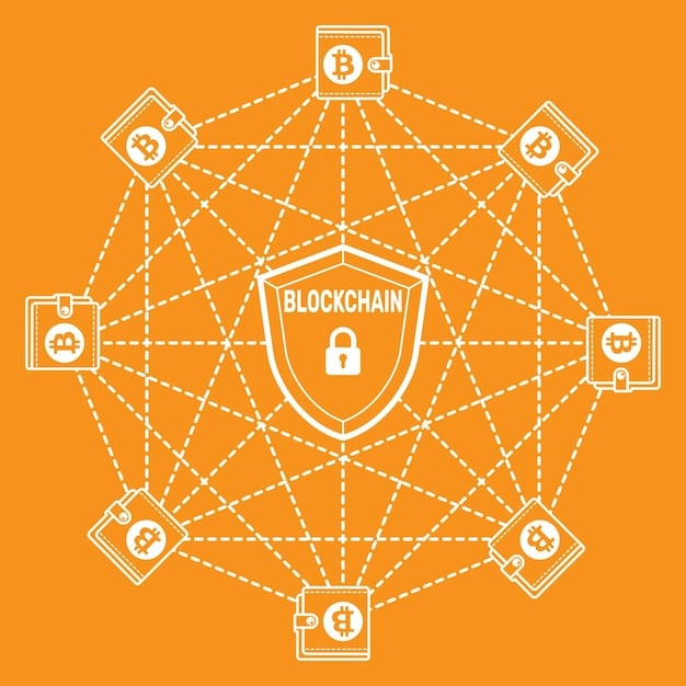 A stylized network diagram with various cybersecurity icons (firewall, lock, shield) highlighting different protection measures and digital boundaries.
